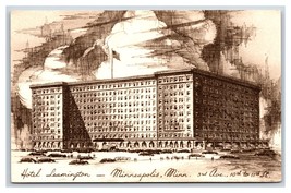 Hotel Leamington Minneapolis Minnesota MN UNP Postcard S13 - $3.91