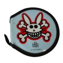 It’s Happy Bunny Jim Benton CD/DVD Disc Storage Zipper Case 2004 Skull B... - $21.77