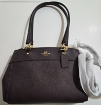 Coach Crossgrain Brooke Carryall Leather Satchel Handbag Oxblood F25397 ... - $220.00