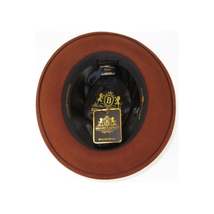 Men Bruno Capelo Hat Australian Wool Crushable Fedora Giovani UN114 Brandy Brown image 4