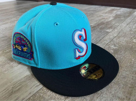 Size 7 1/4 New Era Seattle Mariners Commemorative 30th Anniversary Fitted Hat - £72.15 GBP