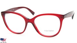 New Valentino Va 3014 5115 Transparent Bordeaux Eyeglasses 51-17-140 B44mm Italy - £156.66 GBP