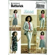 Butterick Sewing Pattern 10344 Dress Top Skirt Pants Misses Size 14-22 - $8.96
