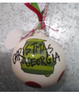 Christmas in Georgia Ceramic Ball Ornament - $34.21 CAD
