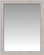 Custom Luxury Wall Mirror with Rustic White Rope Lip Wood Frame - £290.16 GBP+