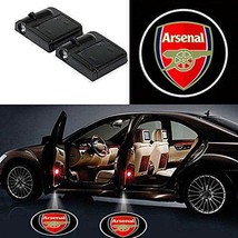 4x Arsenal Logo Wireless Car Door Welcome Laser Projector Shadow LED Light Emble - £30.73 GBP