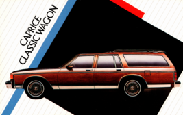 Postcard 1986 Chevrolet Caprice Classic Station Wagon Automobile Car 86 Vintage - £5.83 GBP