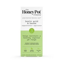The Honey Pot Company 7 Day Boric Acid &amp; Herbs Suppositories - Maintains... - $10.88