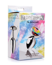 Booty Sparks Rainbow Prism Heart Anal Plug Small - £9.28 GBP