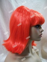 Red Starlet Wig 60s Bouffant Anime Cosplay Beetlejuice Miss Argentina Sock Hop - £12.55 GBP