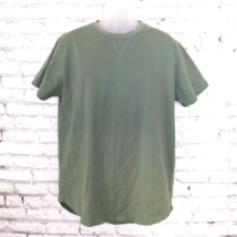 Kliegou T Shirt Mens XL Green Short Sleeve Hipster Hip Hop Longline Crew... - $15.99