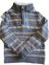JARVIS ARCHER ~ Size 3T ~ 1/4 Zip ~ Turtleneck Sweater ~ Cotton ~ GRAY F... - $28.05