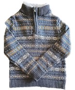 JARVIS ARCHER ~ Size 3T ~ 1/4 Zip ~ Turtleneck Sweater ~ Cotton ~ GRAY F... - £22.21 GBP