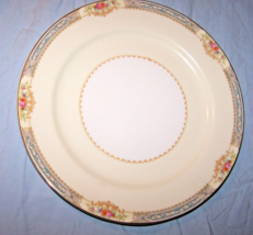 11 Noritake &quot;Chevonia&quot;-Occupied Japan-Dinner Plates w/blue, gold floral trim - £59.87 GBP