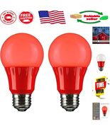Energy-Efficient Red LED Light Bulb - 3W Equivalent to 25W,  Listed, 2 Pack - $39.86 CAD