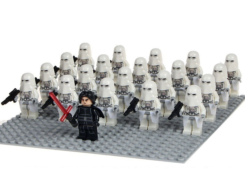Star Wars The Last Jedi Kylo Ren & Snowtroopers Army Set 21 Minifigures Lot