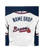 Official MLB Atlanta Braves &quot;Jersey&quot; Personalized Silk Touch Blanket - $59.99