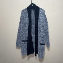 Black Rivet Fuzzy Sweater Cardigan Women's black gray sz XL NEW - $47.12