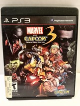 Marvel vs. Capcom 3 Fate of Two Worlds Sony PlayStation 3 PS3 Complete w/ Manual - £10.84 GBP