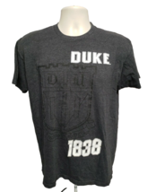 Duke University DU 1838 Adult Medium Gray TShirt - £11.84 GBP