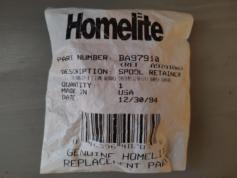 1X Bump Knob String Trimmer Head LEFT HAND Homelite 97910 - $5.95