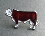HEREFORD CATTLE COW LAPEL PIN BADGE 3/4 INCH - £4.52 GBP