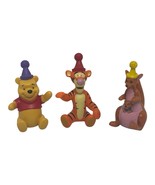 Lot Of Three Winnie To Pooh Characters Vintage Toys Birthday Party Cake ... - $16.44 CAD