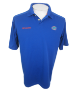 Colombia Omni Shade Men Polo shirt 22.5 M Florida Gators logo blue UV pr... - £15.63 GBP