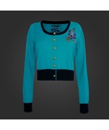 Otto &amp; Victoria Otto Octopus Teal 100% Cotton Cropped Cardigan S MSRP $4... - £19.69 GBP
