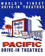 Pacific Drive-In Theatres - 1954 - Matchbook Cover Poster - £26.53 GBP