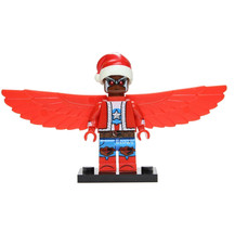 Santa Captain America (Sam Wilson) Marvel Comic DIY Lego Minifigure Bric... - $2.99