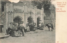 Constantinople Turkey~Fontaine De Sultane Zeineb à Stamboul~1900 Photo Postcard - £7.94 GBP