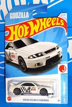 Hot Wheels 2024 J-Imports Series #96 Nissan Skyline GT-R (BCNR33) White GODZILLA - £6.00 GBP
