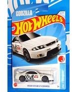 Hot Wheels 2024 J-Imports Series #96 Nissan Skyline GT-R (BCNR33) White GODZILLA - $7.50