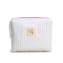 Korean Quilted Cosmetic Bag For Women Makeup Storage Bag Large Toiletry Bags Pur - £14.82 GBP