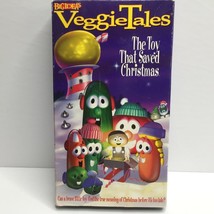 VHS Veggie Tales The Toy That Saved Christmas Big Idea Christian Kids Ch... - £11.96 GBP