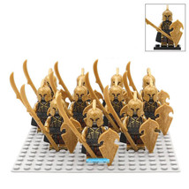 Lord of the rings elven warriors army lego moc minifigures toys set 11pcs ofuk03 thumb200
