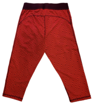 Adidas Donna Tech Fit Maggiore Di Capri Collant, Solred/Granata/Stampa - $28.99