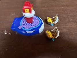 Disney Polly Pocket Vintage 1990&#39;s Magic Kingdom Clock Tower Peter Pan R... - $8.90