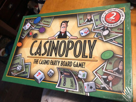 Casinopoly Casino Party Board Game 2001 Reveal Inc Blackjack Craps Slot ... - £23.65 GBP