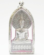 Thai Buddha Statue Phra Prog Poh Amulets Lucky Buddha Thai Buddhism Amul... - $198.88