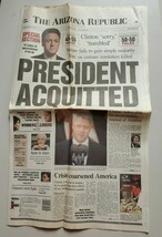 BILL CLINTON Impeachment Impeached ACQUITTAL 1999 Arizona Republic Newsp... - $24.75