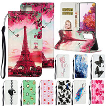 For Samsung S20 FE A01/A11/A21/A71/A51 Crossbody Strap Wallet Leather Case Cover - £37.07 GBP