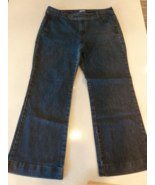 Izod Ladies  Favorite Flare denim stretch blue jeans size 12  W 34 I 29 ... - $21.50 CAD