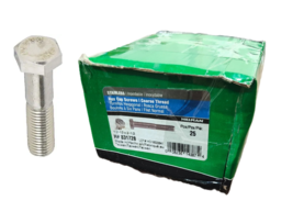 Hex Cap Screws 1/2-13&quot; D X 2-1/2&quot; L Steel (25-PACK/BOX) - Hillman 0831728 - €24,06 EUR