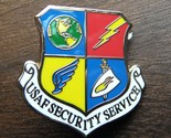 AIR FORCE SECURITY SERVICE SHIELD USAF LAPEL PIN BADGE 1.2 INCHES - £4.54 GBP