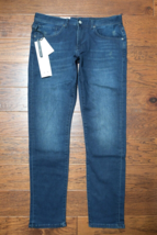 Armani Exchange $150 A|X J13 Men Slim Fit DK Blue Stretch Cotton Jeans 33S 33X30 - £47.53 GBP