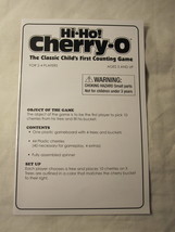 2015 Hi-Ho! Cherry-O Board Game Piece: Instruction booklet - £2.19 GBP