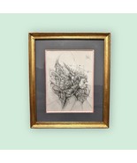 Signed Surrealist Framed Original Art Pencil Drawing Dreamscape Fantasy ... - $5,321.61 MXN
