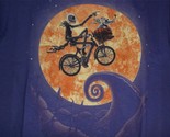 TeeFury Nightmare YOUTH SMALL &quot;Shadow on the Moon&quot; Before Christmas E.T.... - $13.00
